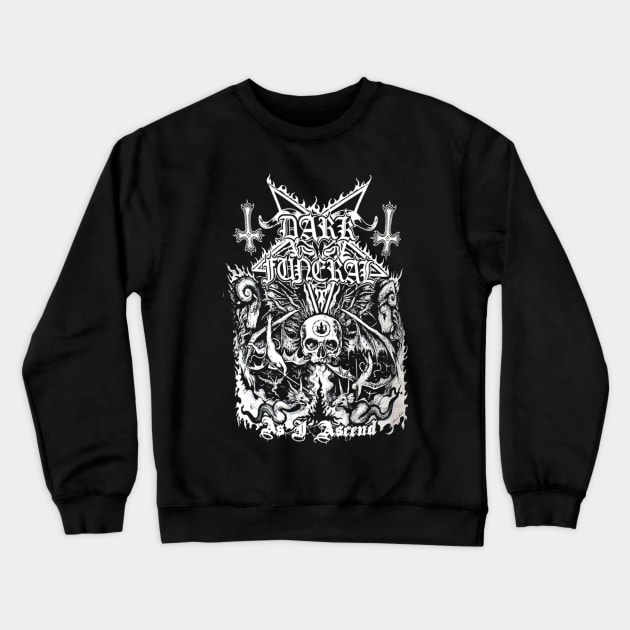 DARK FUNERAL MERCH VTG Crewneck Sweatshirt by Coffee Wake Shop